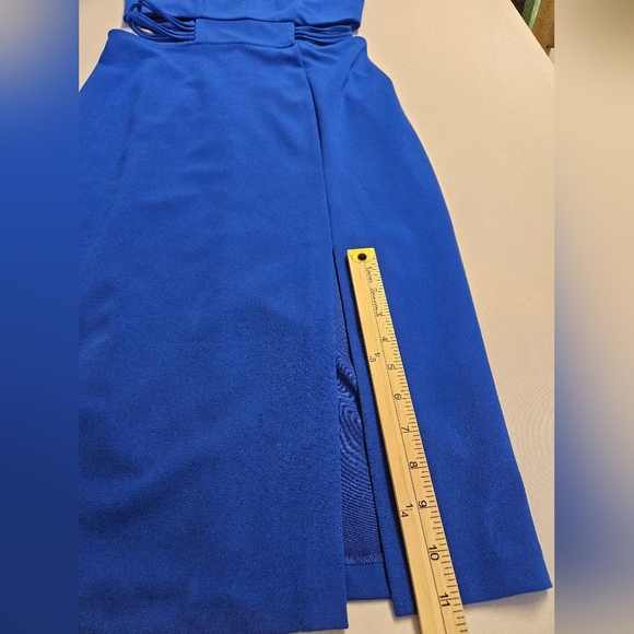 Express Dress Women's S Blue Petit ,Elegant - Picture 6 of 7